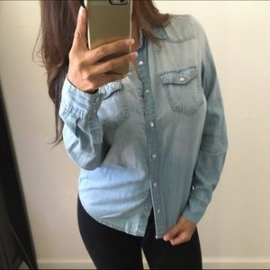 ❌SOLD❌Lightweight Denim Top