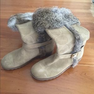 Coach winter snow boots