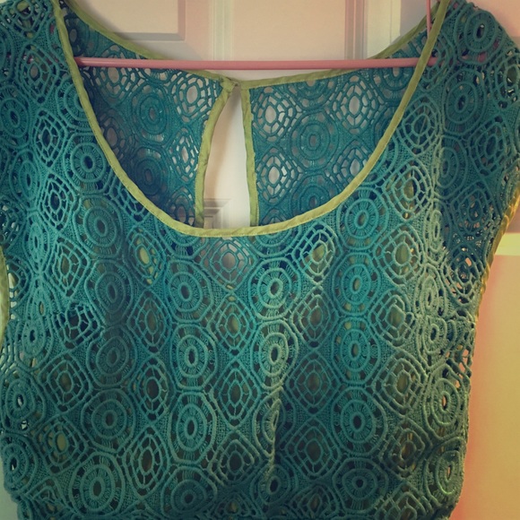 Tracy Reese teal dress