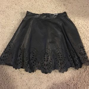 LF leather mini skirt