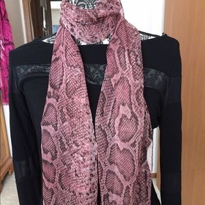 Pink scarf
