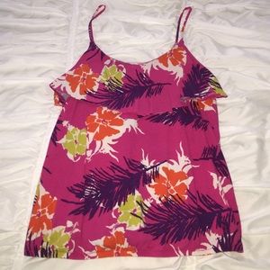 Old navy flowered tank top