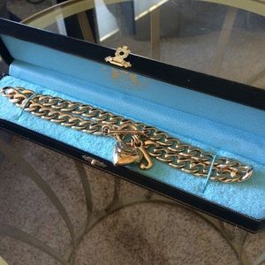 Original Juicy Couture Gold Choker Necklace