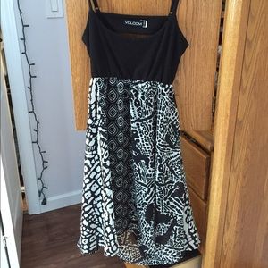 Black & White pattern dress