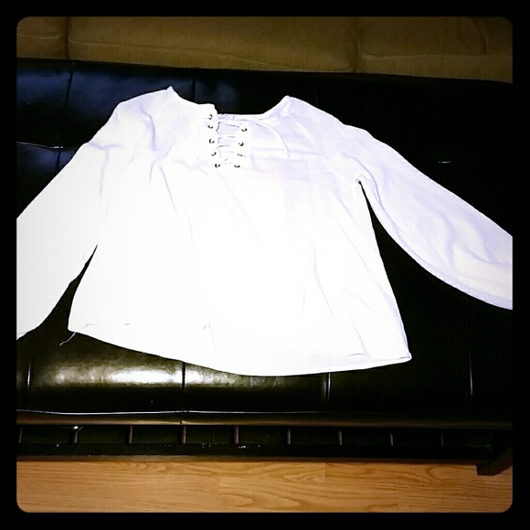 White Boho Blouse