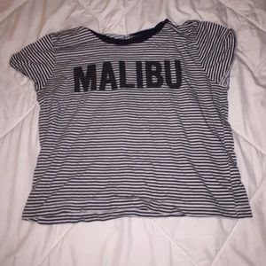 Brandy Melville Graphic  Malibu TShirt