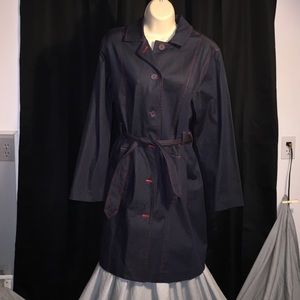 Great light denim trench coat
