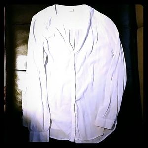 White button down
