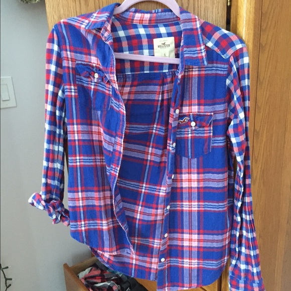 Red, white and blue Flannel