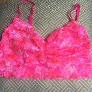 🚫ON HOLD🚫Hot Pink Lace Bralette