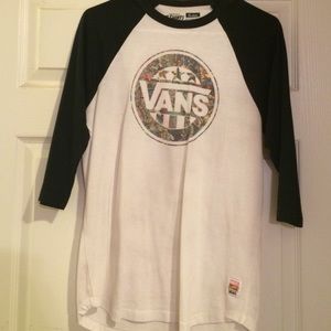 Superhero vans baseball tee