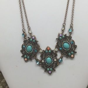 Marrakech intricate beadwork necklace