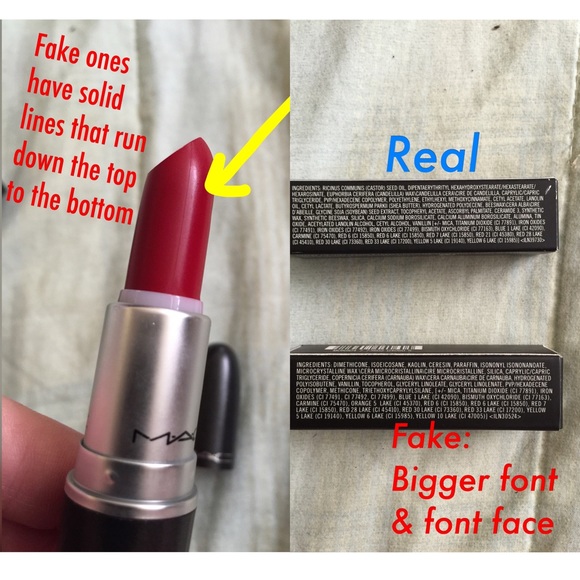 Fake MAC vs. Real MAC - Picture 3 of 4