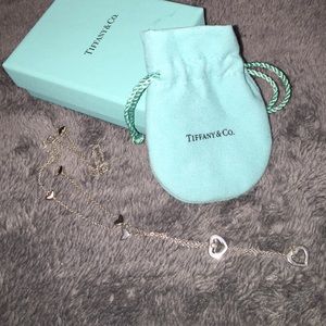 Authentic Tiffany & Co. Lariat Heart Necklace