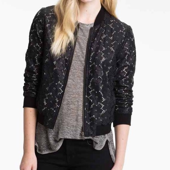Lace bomber jacket - Picture 2 of 4