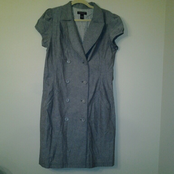 grey jean dress