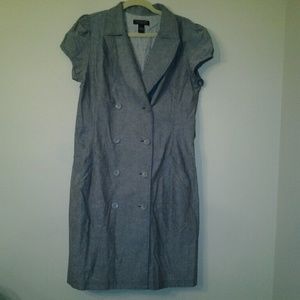 grey jean dress