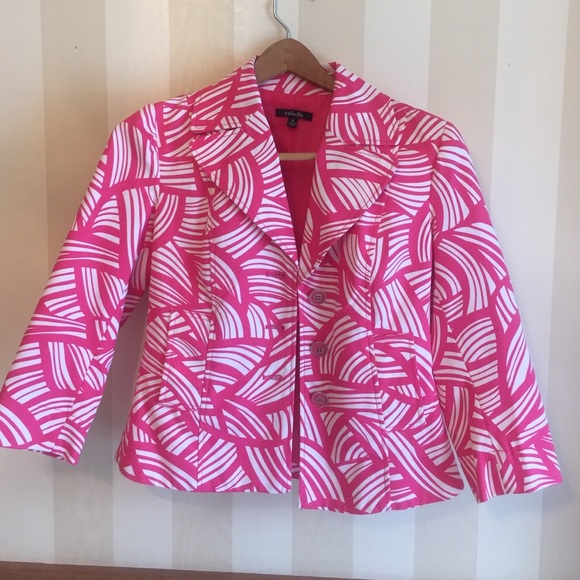Rafaella pink and white jacket