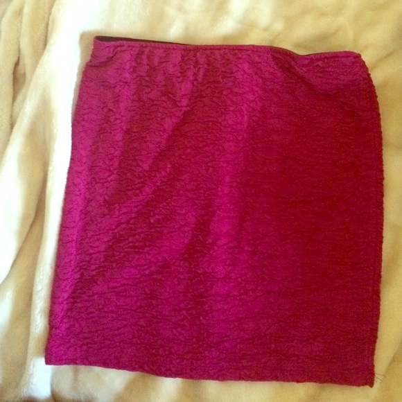 Pink forever 21 pencil skirt