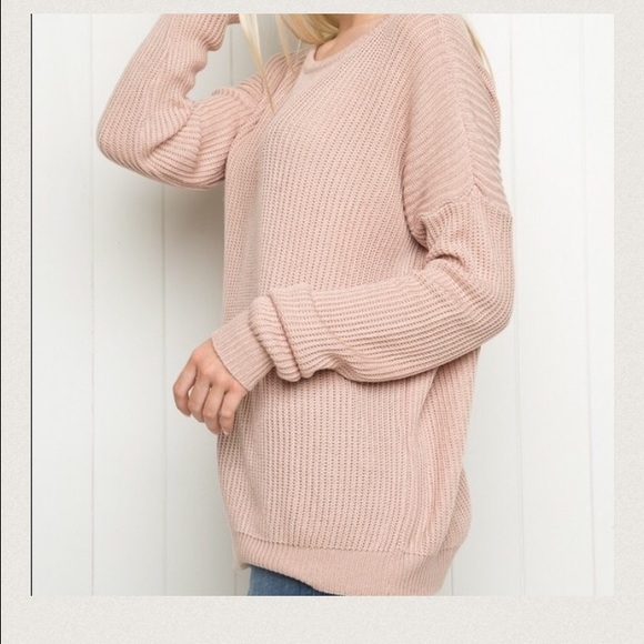 Brandy Melville pink knitted sweater