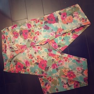 Aeropostale floral pants