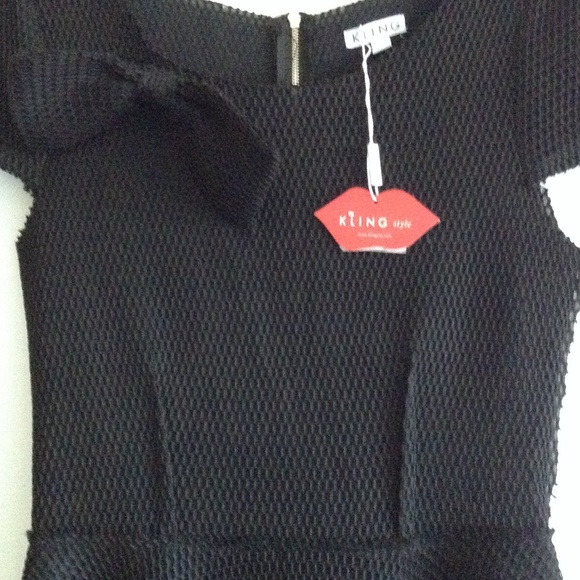 FINAL PRICE-NEW Modcloth Jocelyn mesh bow dress - Picture 4 of 4