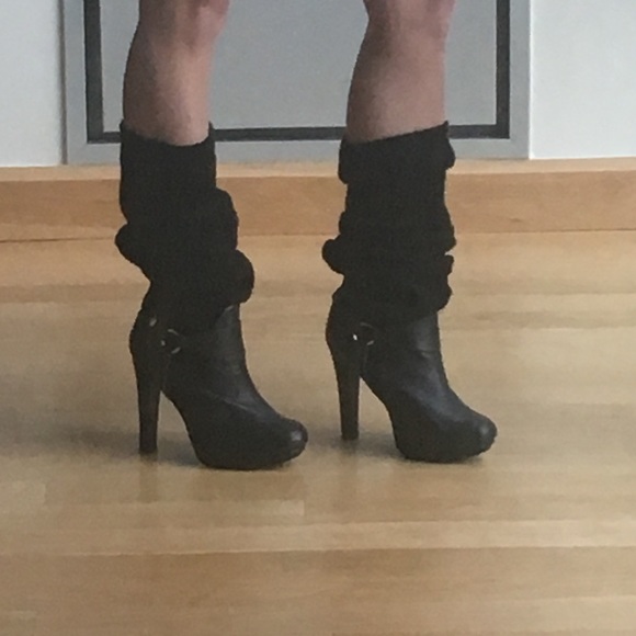 Leg warmer boots