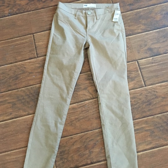 khaki jeggings