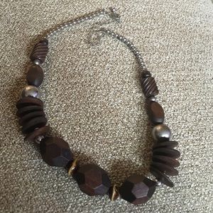 Ladies wood necklace
