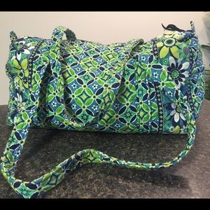Vera Bradley Retired Daisy Daisy Small Duffel Bag