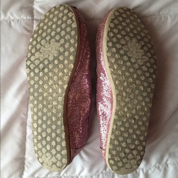 Pink Sparkly TOMS - Picture 4 of 4