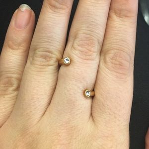 Vita Fede Solitaire Vine Ring