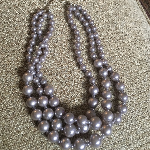 Ladies multi strand beaded necklace