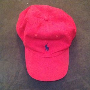 Red Ralph Lauren Polo Hat