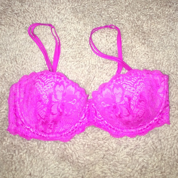 PINK lace bra size 34C
