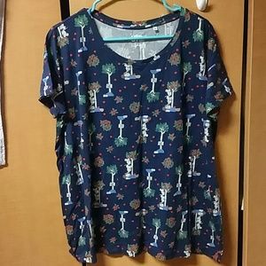 Baggy printed t shirt