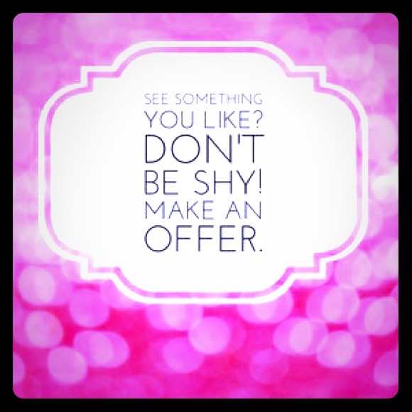 Make an offer on any items in my closet!