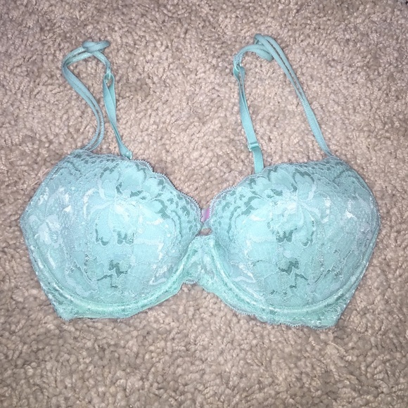 Mint lace PINK bra size 34C