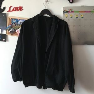 Oversize black jacket