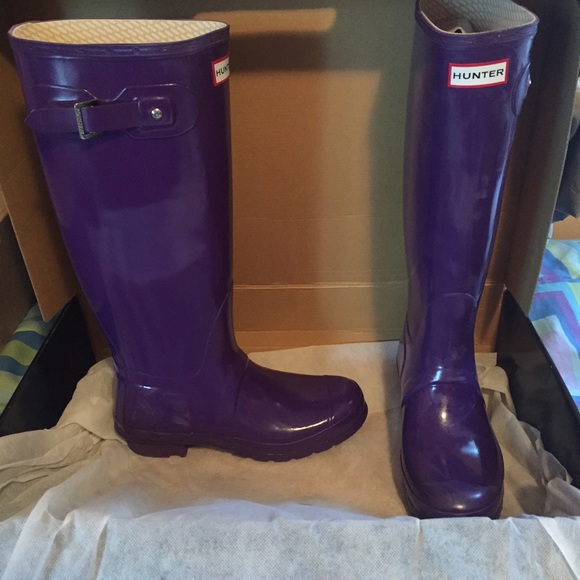 Hunter Rain Boots - Purple