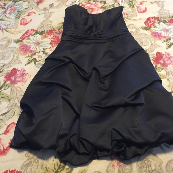 Strapless Black Dress Fun at many occasions