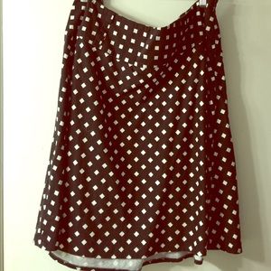 Black and White perfect A-Line skirt