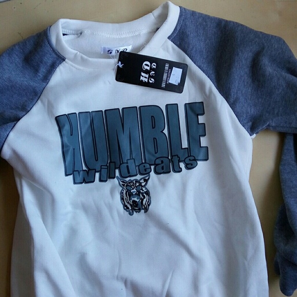 Yesstyle Tops - Grey/White Lettering Pullover