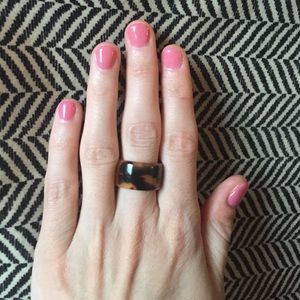 Tortoise shell ring