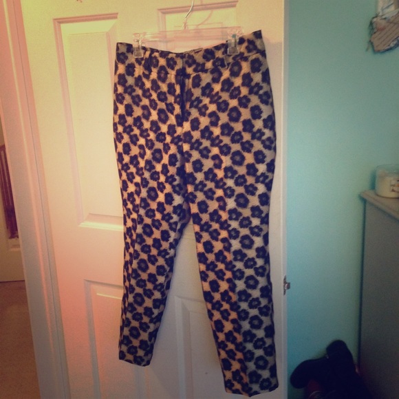 Ann Taylor Cheetah Print Signature Pant