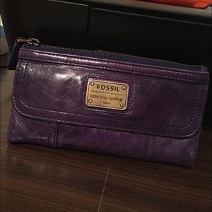 Leather Fossil Wallet