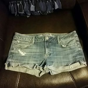 American Eagle Cut Off Distressed Shorts Size 12