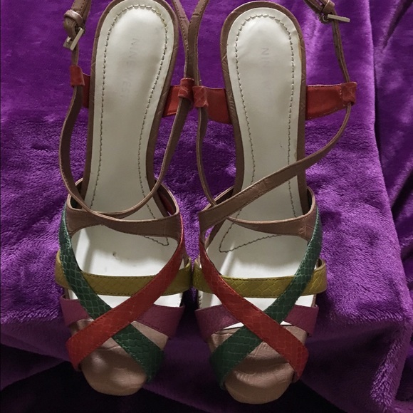 Nine West Multi-color Sandals