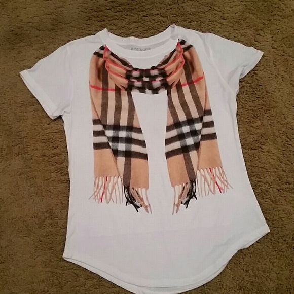burberry scarf shirt