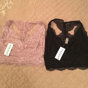 Pacsun lace bralette bundle